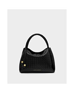Katie Loxton Nova Woven Texture Top Handle Bag - Black